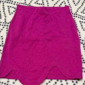 Target Fuchsia Mini Skirt